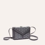 Goyard Minaudière Trunk Bag Grey